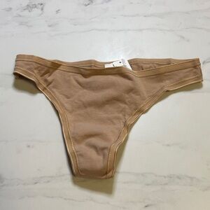 Women's cotton Gap Body Tan Panties thong Small